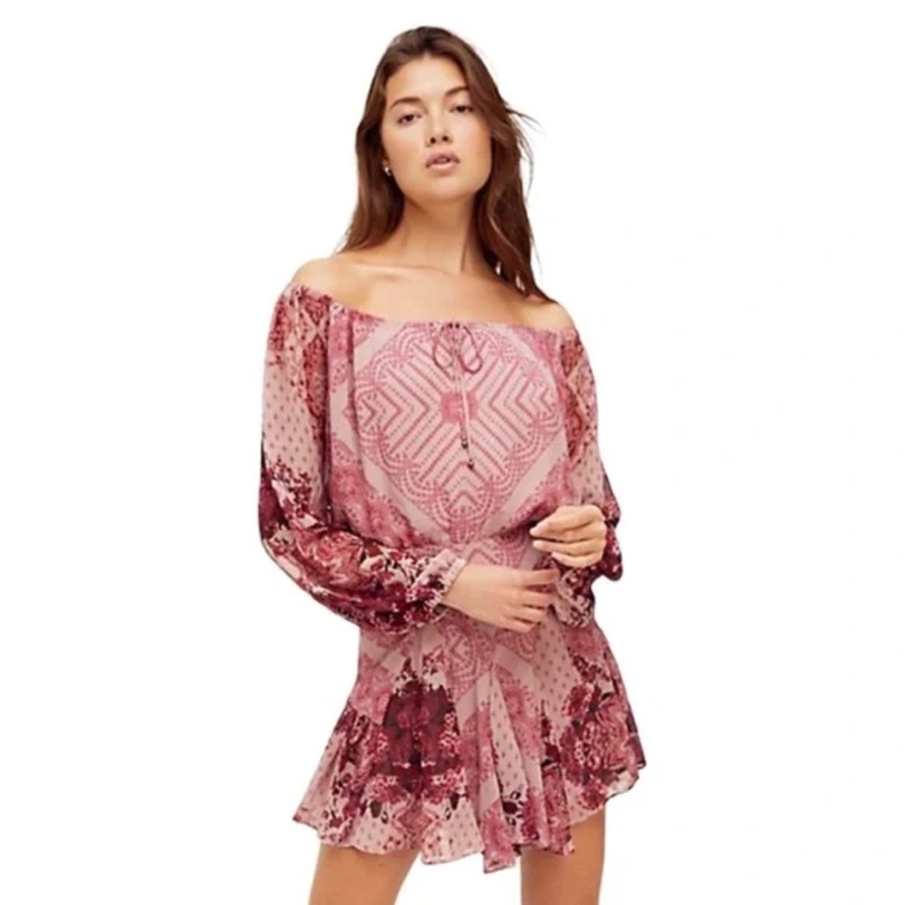 Free People Seven Wonders Mini Dress